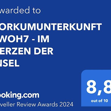 Borkumunterkunft - Woh7 - Im Herzen Der Insel Eksteriør billede